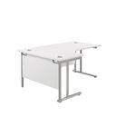 Jemini Rdl Lh Cantilever Desk White
