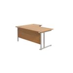 Jemini Rdl Rh Cantilever Desk N/Oak