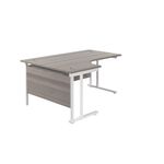 Jemini Rdl Lh Cantilever Desk G/Oak