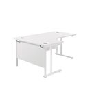 Jemini Rdl Lh Cantilever Desk White