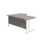 Jemini Rdl Rh Cantilever Desk G/Oak