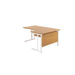 Jemini Rdl Rh Cantilever Desk N/Oak