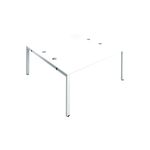 Jemini 2P Bench Desk 1400X1600 White