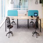 Jemini 2P Ext Bench Desk Grey Oak