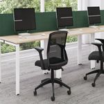 Jemini 2P Ext Bench Desk Grey Oak