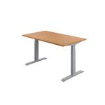 Jemini Sit/Stand Dsk 1200X800 N/Oak