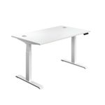 Jemini Sit/Stand Dsk 1200X800 White