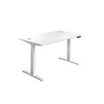 Jemini Sit/Stand Dsk 1600X800 White