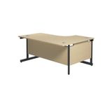Jemini Rdl Lh Desk 1600X1200 Mpl/Blk