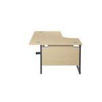 Jemini Rdl Lh Desk 1800X1200 Mpl/Blk
