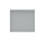 Polaris Bookcase 1 Shlf 730H Arc Wht