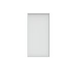 Polaris Bookcase 3Shlf 1592H Arc Wht