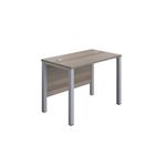 Jemini Rect Goal Post Desk G/Oak