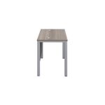 Jemini Rect Goal Post Desk G/Oak