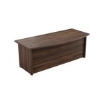Avior Bow Front Exec Desk Dk/Walnut