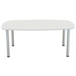 Jemini Boardroom Table Pole Leg Wht
