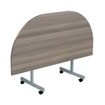 Jemini D-End Tilt Table 700 Grey Oak