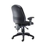 Jemini Intro Pst Chair With Arms Blk