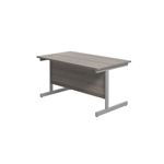 Jemini Rect Desk 1200X800Mm Goak/Slv