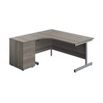 Jemini Radial Lh Desk And Dskh Ped