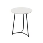 Shore Mid Table 600X735Mm Wht/Blk
