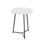 Shore Mid Table 600X735Mm Wht/Blk