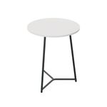 Shore Mid Table 600X735Mm Wht/Blk