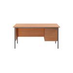 Modara Desk 3Drw Fxd Ped 1500Mm Bch