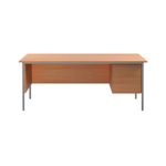 Modara Desk 2Drw Fxd Ped 1800Mm Bch