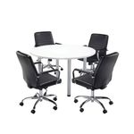 Jemini Circular Mte Tbl Wht