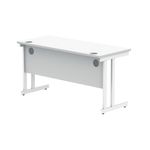 Polaris Rect Cant Desk 1400Mm Awht