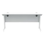 Polaris Rect Cant Desk 1600Mm Awht