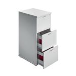 Jemini 3 Drw Filing Cab White