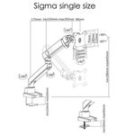 Spring Single Monitor Arm