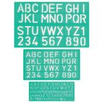 Linex Lettering Stencil 8500S Set P3