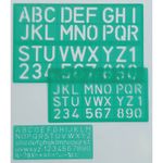 Linex Lettering Stencil 8500S Set P3