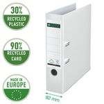 Leitz 180 Lach File 80Mm A4 Wht Pk10