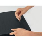 Leitz Laf180 Recyc 80Mm A4 Blk Pk10