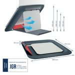Leitz Adj Laptop Stand Velvet Grey