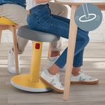 Leitz Ergo Cosy Sit/Stand Stool Ylw