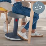 Leitz Ergo Cosy Sit/Stand Stool Gry