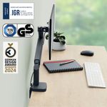 Leitz Ergo Single Monitor Arm Dgrey