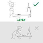 Leitz Ergo Single Monitor Arm Dgrey