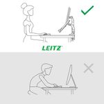 Leitz Ergo Dual Mon/Laptop Arm Dgry