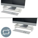 Leitz Ergo Monitor Stand Light Grey