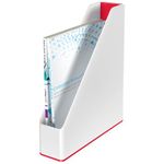 Leitz Wow Mag File Duo Colour Wht/Rd
