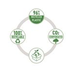 Leitz Recycle Nexxt Stapler 25Sh Grn