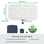 Leitz Ergo Sm Pegbrd Desk Organiser