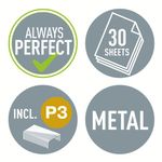 Leitz Wow Office Stapler Pearl Wht