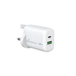25W Gan Fast Charging Adapter White